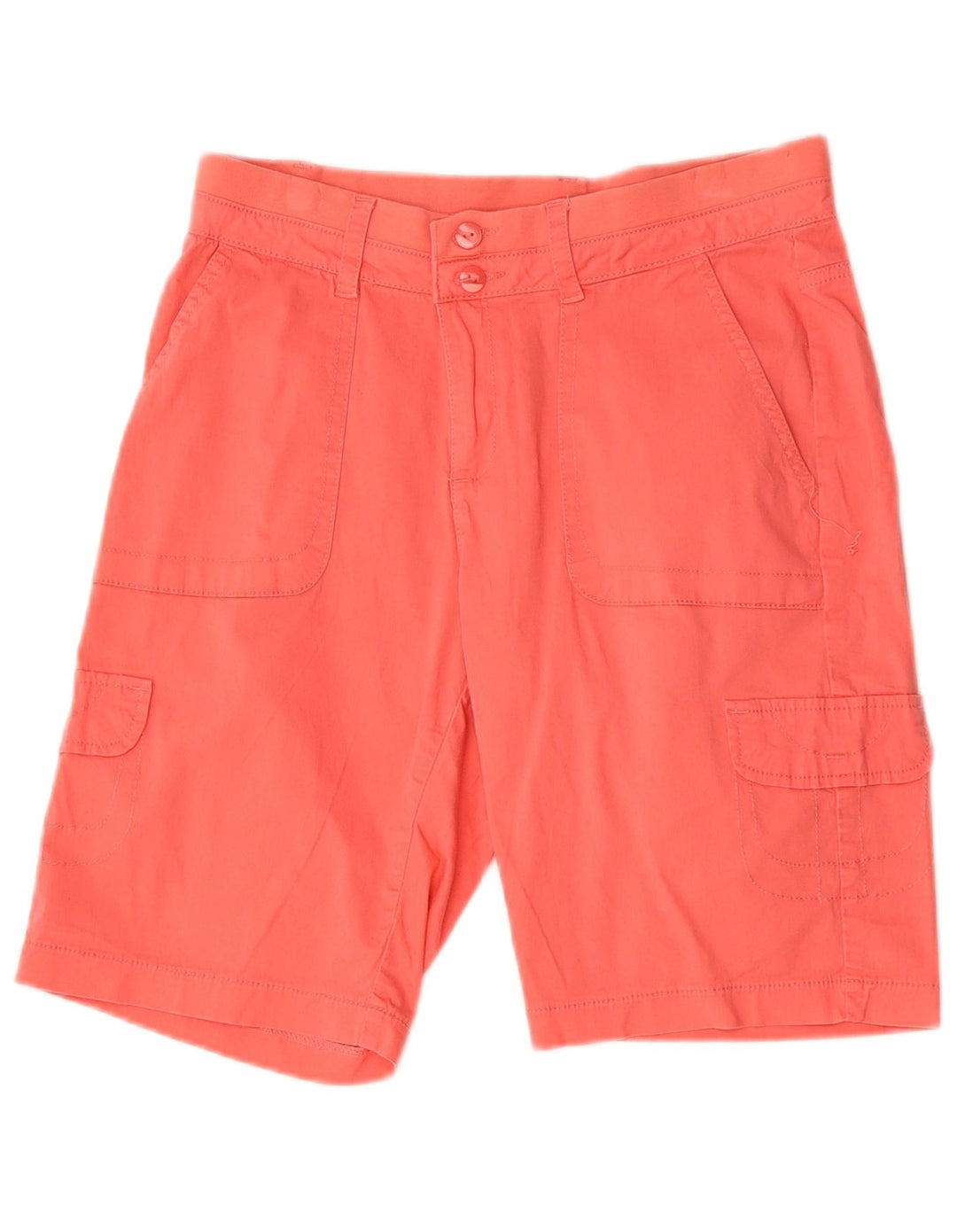 Lee Womens Relaxed Fit Cargo Shorts US 6 Medium W30 Rote Baumwolle