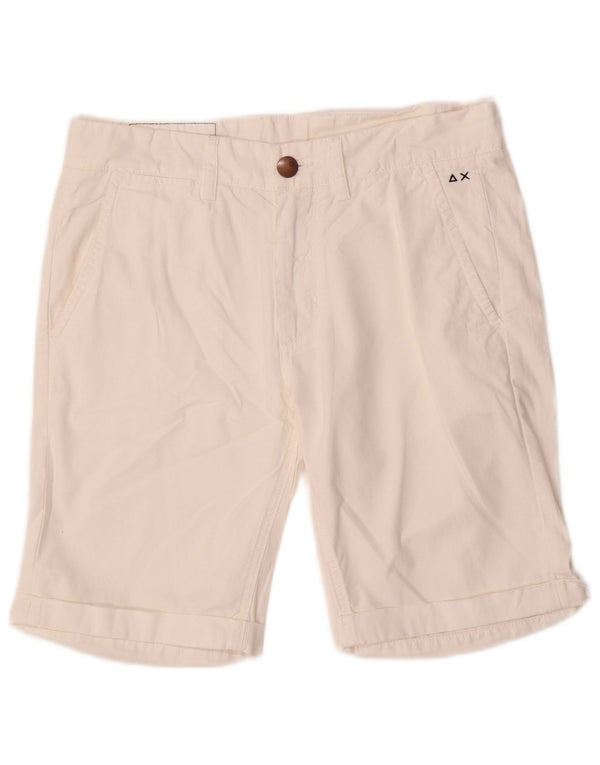 Sun68 Damen Chinoshorts W31 Mittelweiß