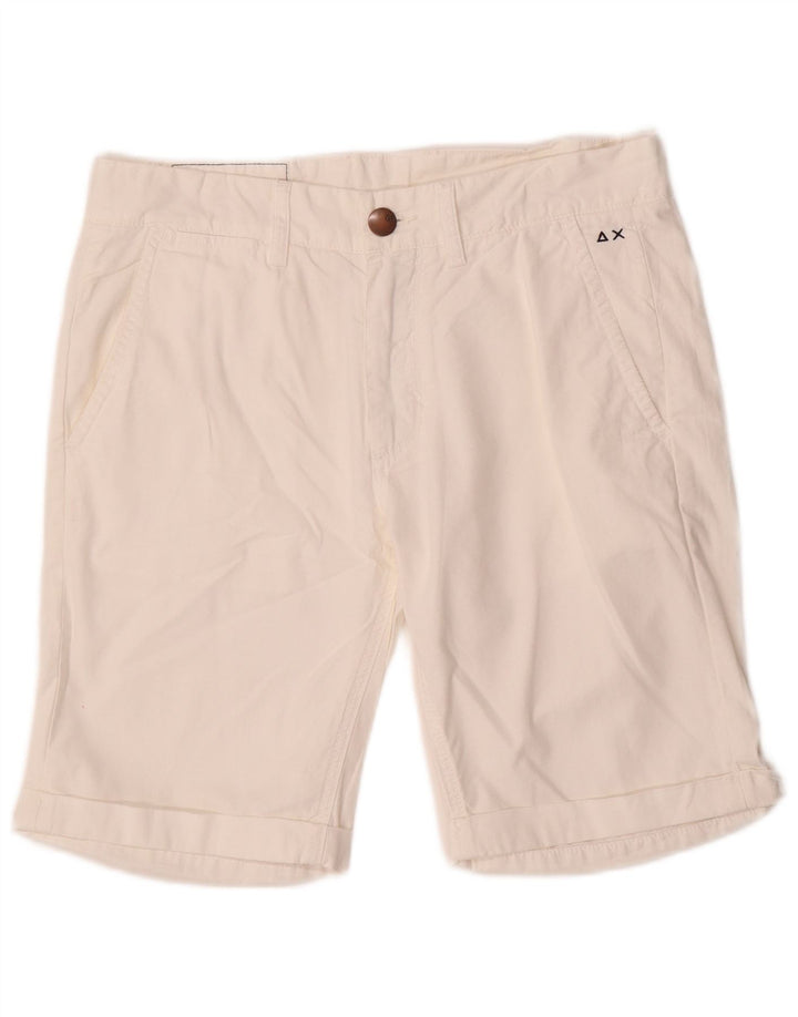 Sun68 Damen Chinoshorts W31 Mittelweiß