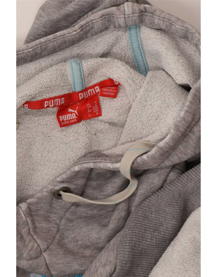 Puma Herren Graphic Hoodie Pullover Mittelgrau meliert