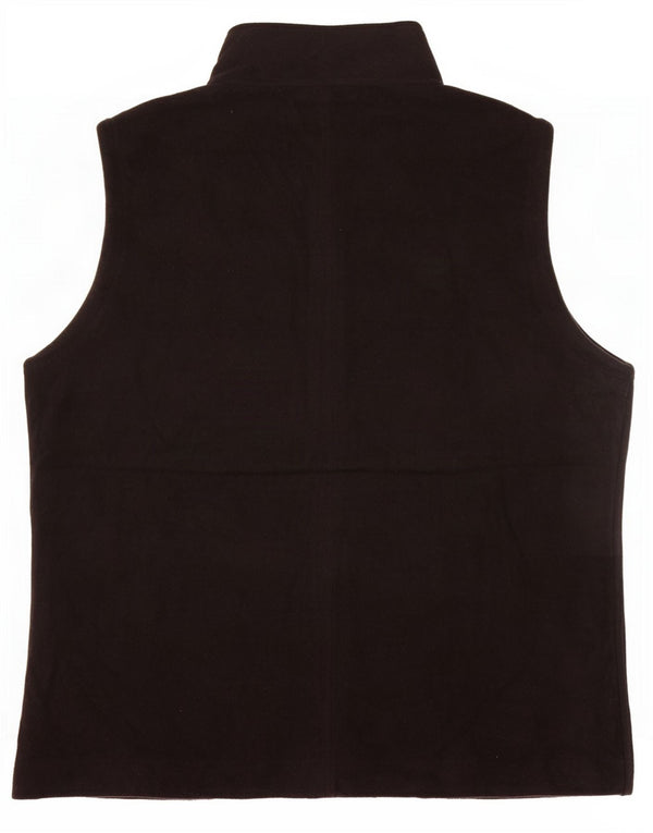 Trigema Damen Fleeceweste UK 14 Medium Schwarz Polyester