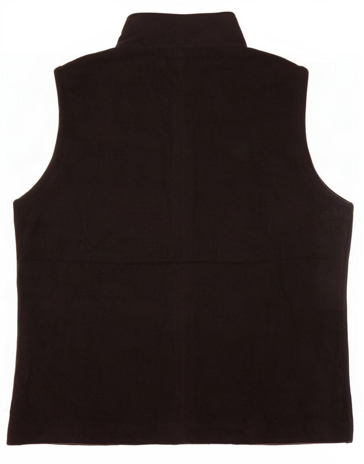 Trigema Damen Fleeceweste UK 14 Medium Schwarz Polyester