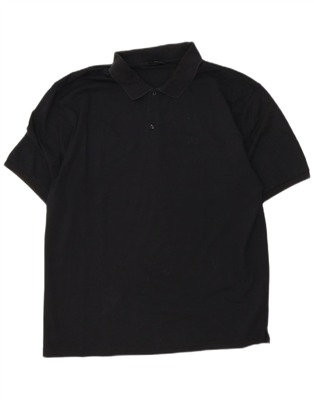 Champion Herren Poloshirt XL Schwarz Baumwolle
