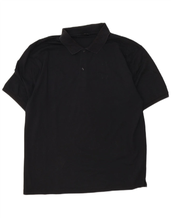 Champion Herren Poloshirt XL Schwarz Baumwolle