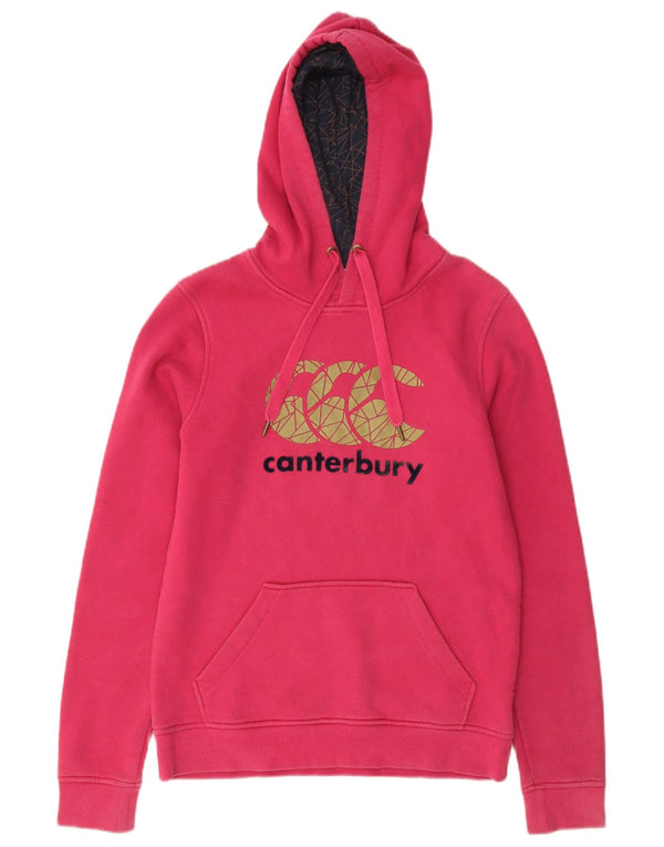 Canterbury Damen-Kapuzenpullover mit Grafik, Gr. 8, Rosa
