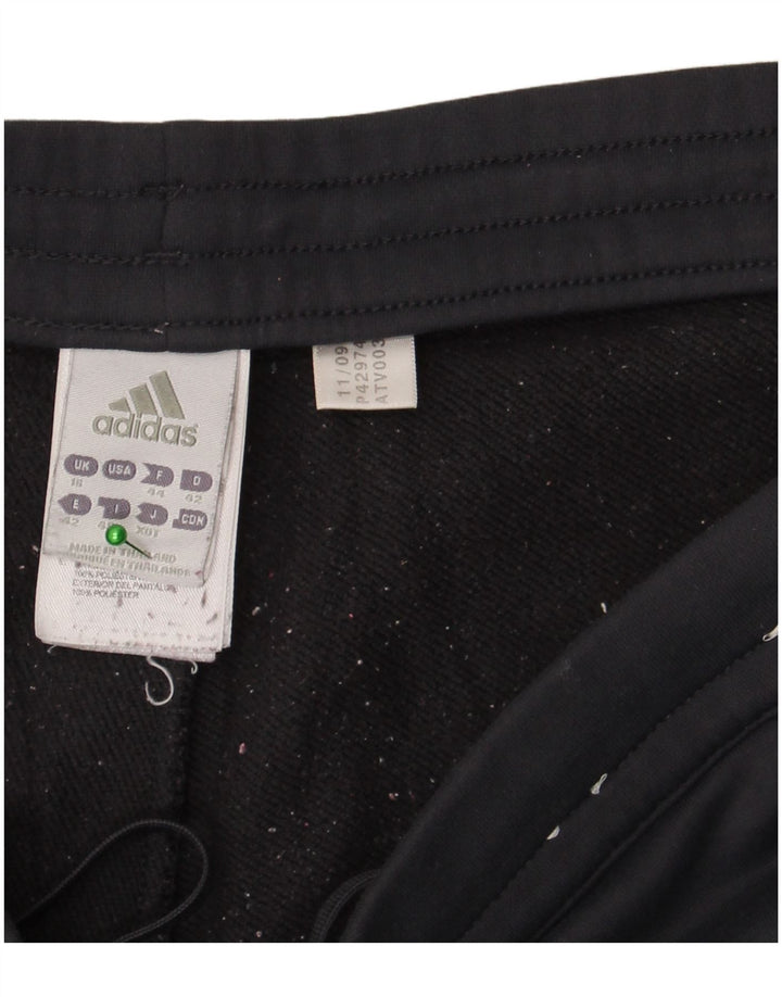 Adidas Damen Trainingshose UK 16 Large Grau Polyester