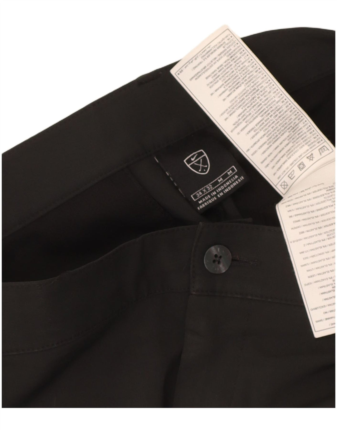 Nike Herren Straight Chino Hose W34 L32 Schwarz Polyester