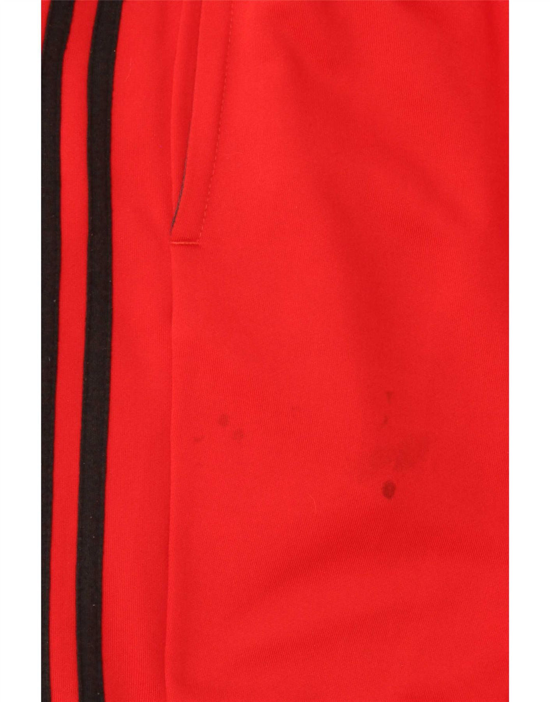 Adidas Herren-Trainingshose, UK, Größe 44/46, großes rotes Polyester