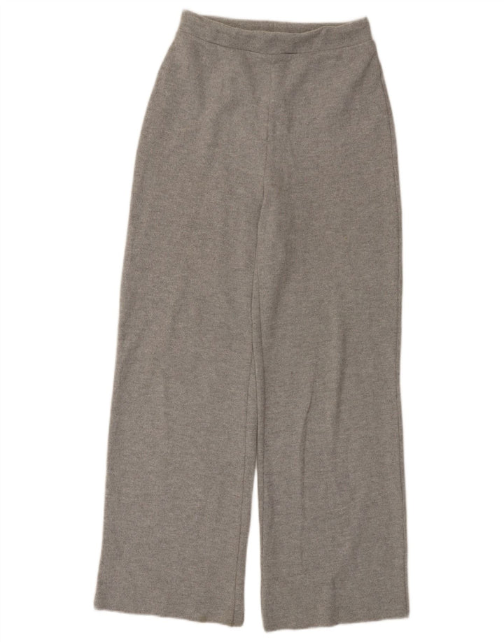 Zara Damen-Trainingshose, Gr. 8, Größe S, grau geflecktes Polyester