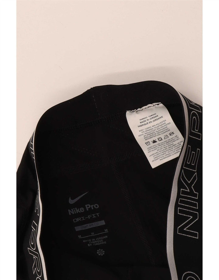 Nike Herren Dri Fit Graphic Capri Leggings Mittelschwarzes Polyester