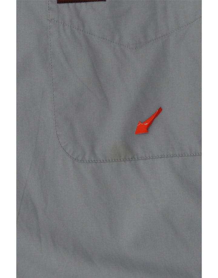 Marlboro Classics Herrenhemd, groß, aus blauer Baumwolle