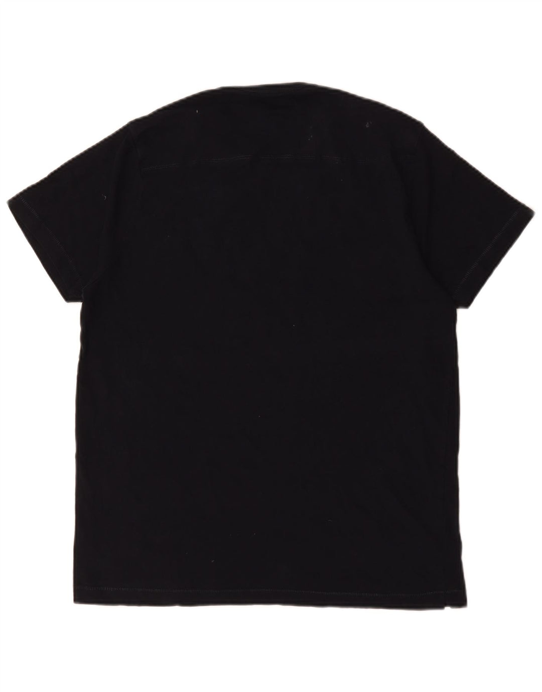French Connection Herren-T-Shirt-Oberteil XL aus marineblauer Baumwolle
