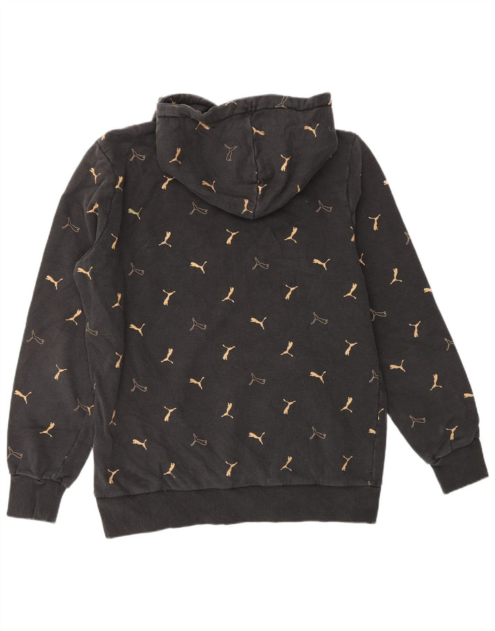 PUMA Herren Graphic Hoodie Pullover Mittelschwarze Baumwolle