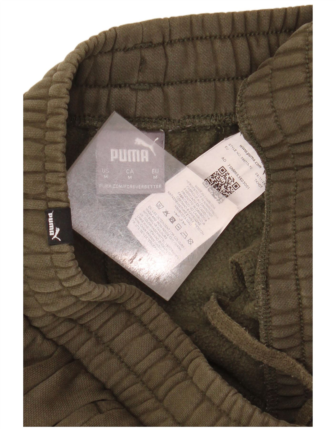 Puma Herren-Trainingshose, Jogginghose, mittlere Khaki-Baumwolle
