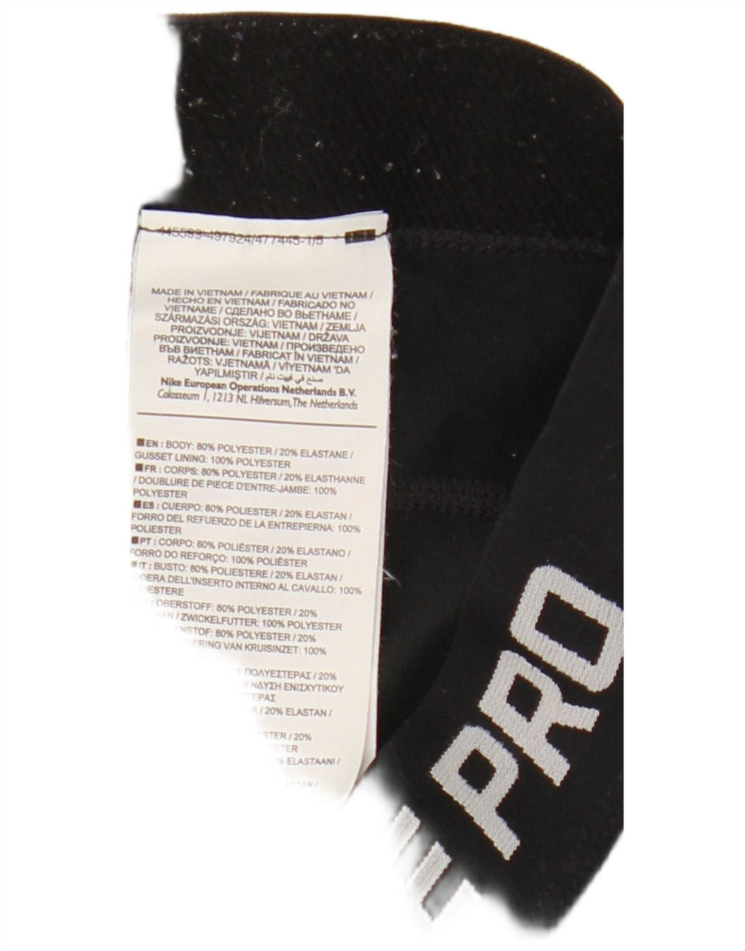 Nike Damen Capri-Leggings mit Grafik, Mittelschwarzes Polyester