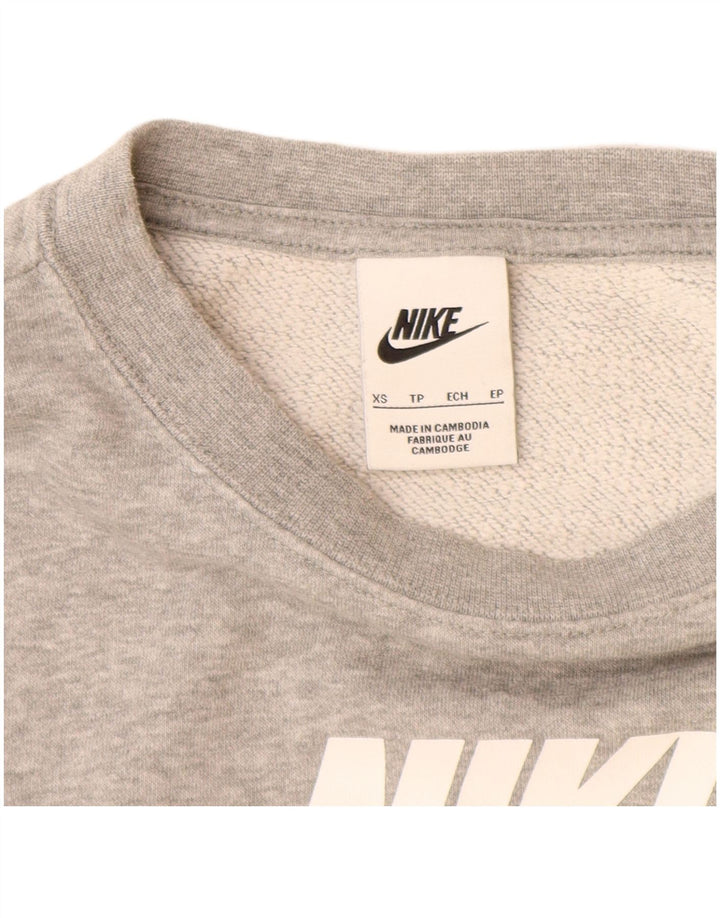 NIKE Herren-Sweatshirt mit Grafik, XS, Grau