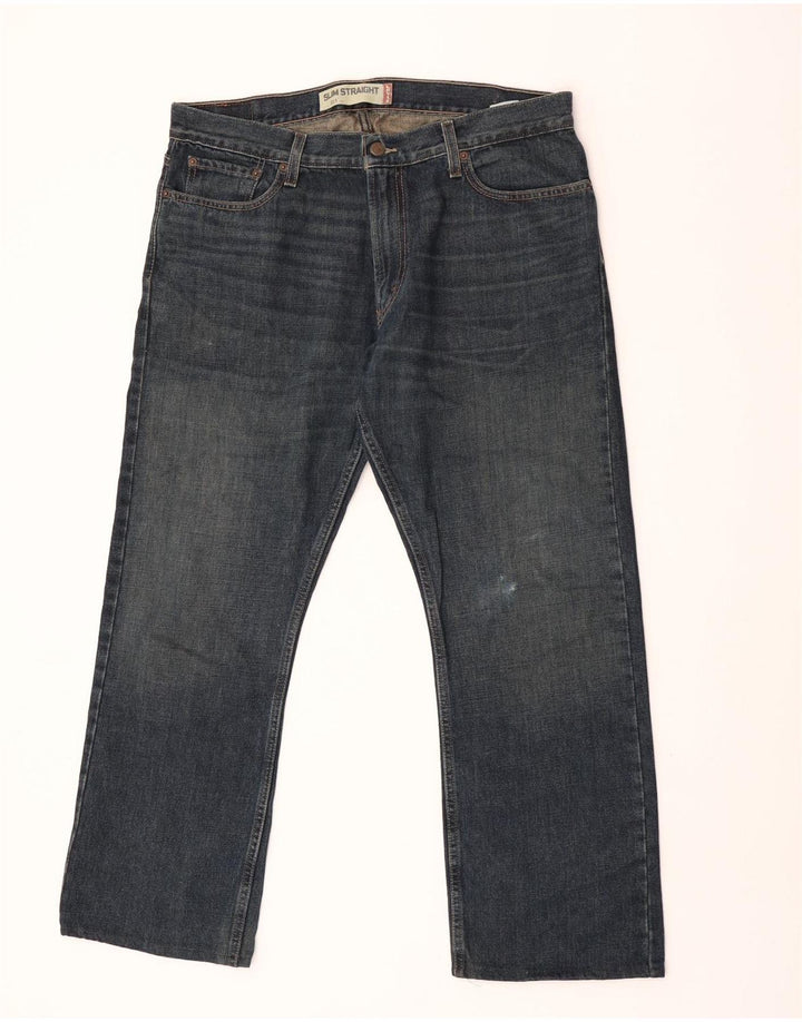 Levi's Herren 514 Slim Straight Jeans W36 L30 Blaue Baumwolle