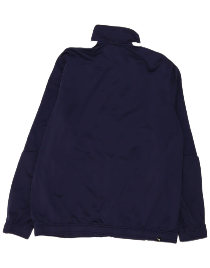 Puma Herren Trainingsanzug Top Jacke 2XL Marineblau Farbblock