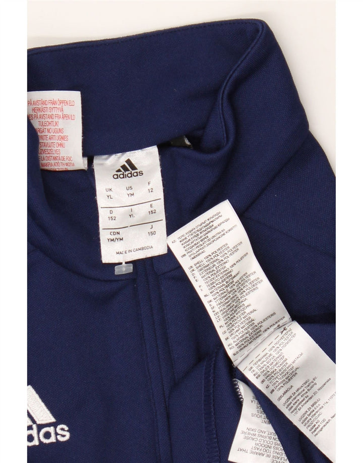 Adidas Climalite Pullover-Trainingsanzug für Jungen, 11–12 Jahre, Größe L, Marineblau