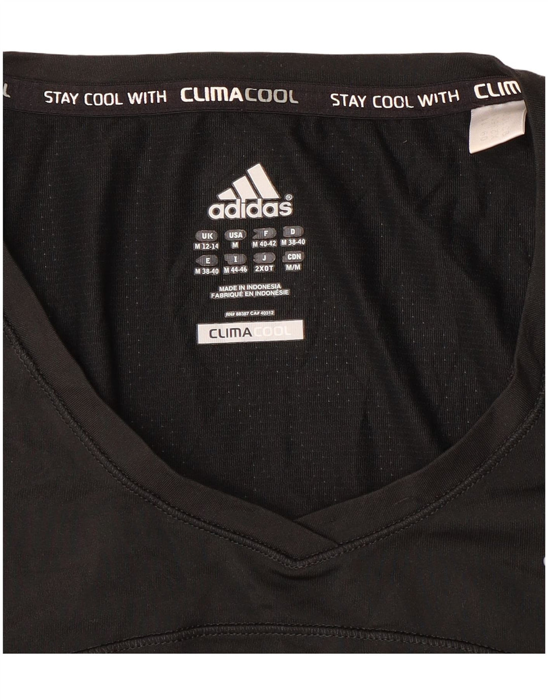 Adidas Damen Climacool Weste Top UK 12/14 Medium Schwarz
