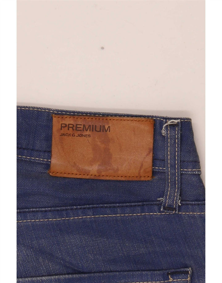 Jack & Jones Herren Straight Jeans W32 L36 Blau