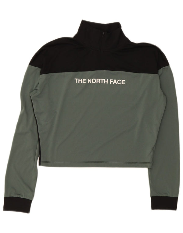 The North Face Damen-Trainingsanzug mit grafischem Pullover, UK 14, Mittel Khaki