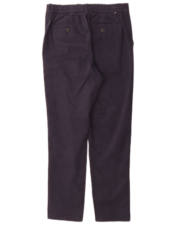 Ted Baker Herren-Chinohose mit hoher Taille, schmal zulaufend, W32 L30, marineblaue Baumwolle