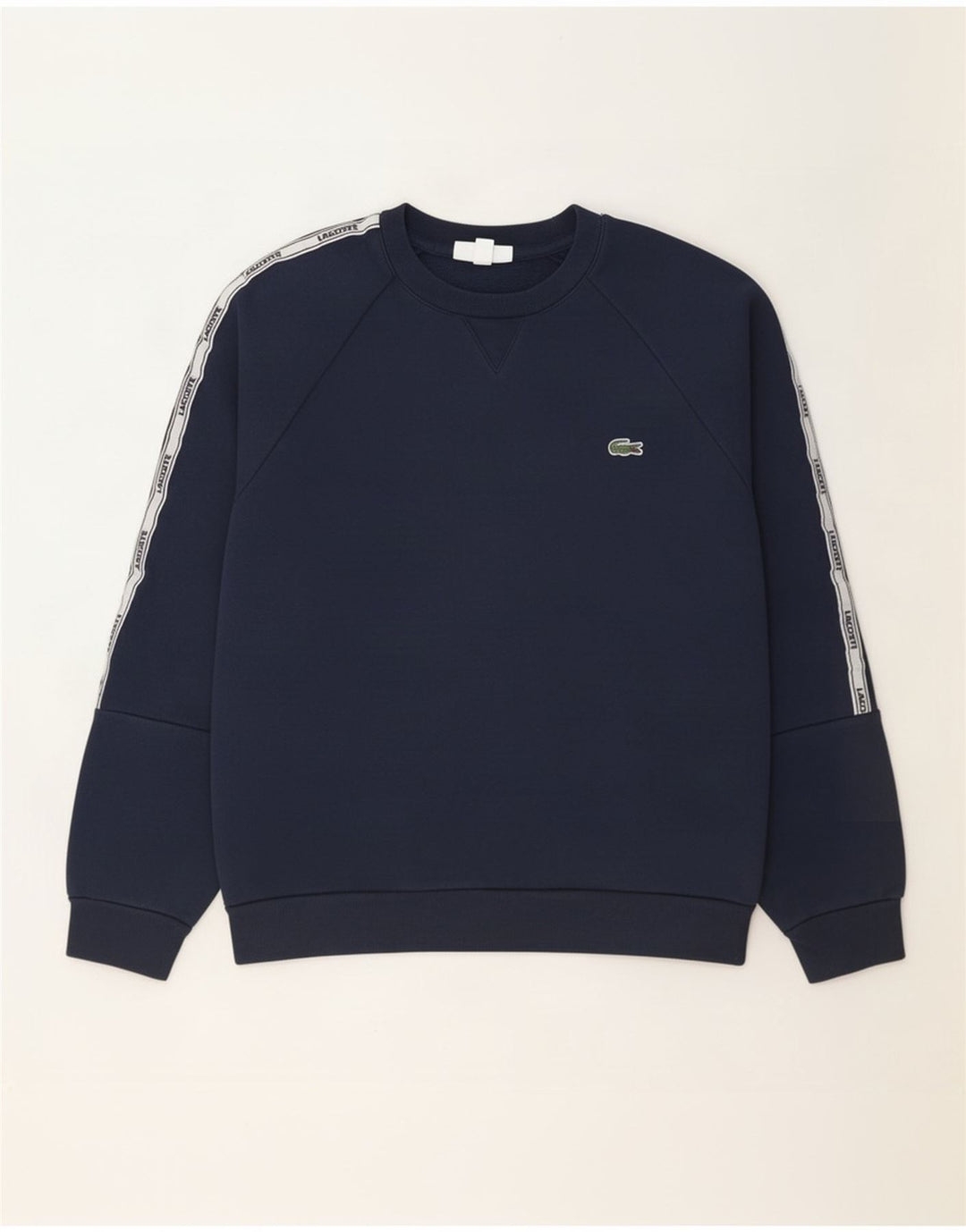 Lacoste Herren-Sweatshirt mit Grafik, Größe 4, mittelgroß, Marineblau, Farbblock