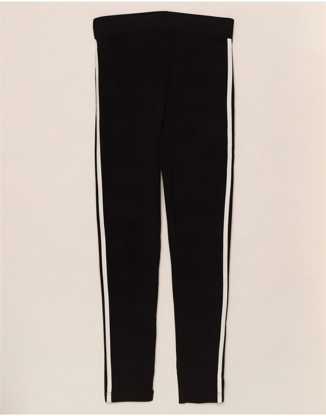 Adidas Damen Leggings UK 12/14 Mittelschwarze Baumwolle
