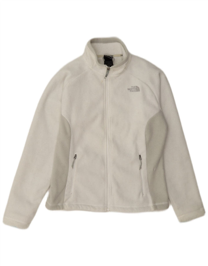 The North Face Damen Fleecejacke UK 10 Small Weiß Colourblock Polyester