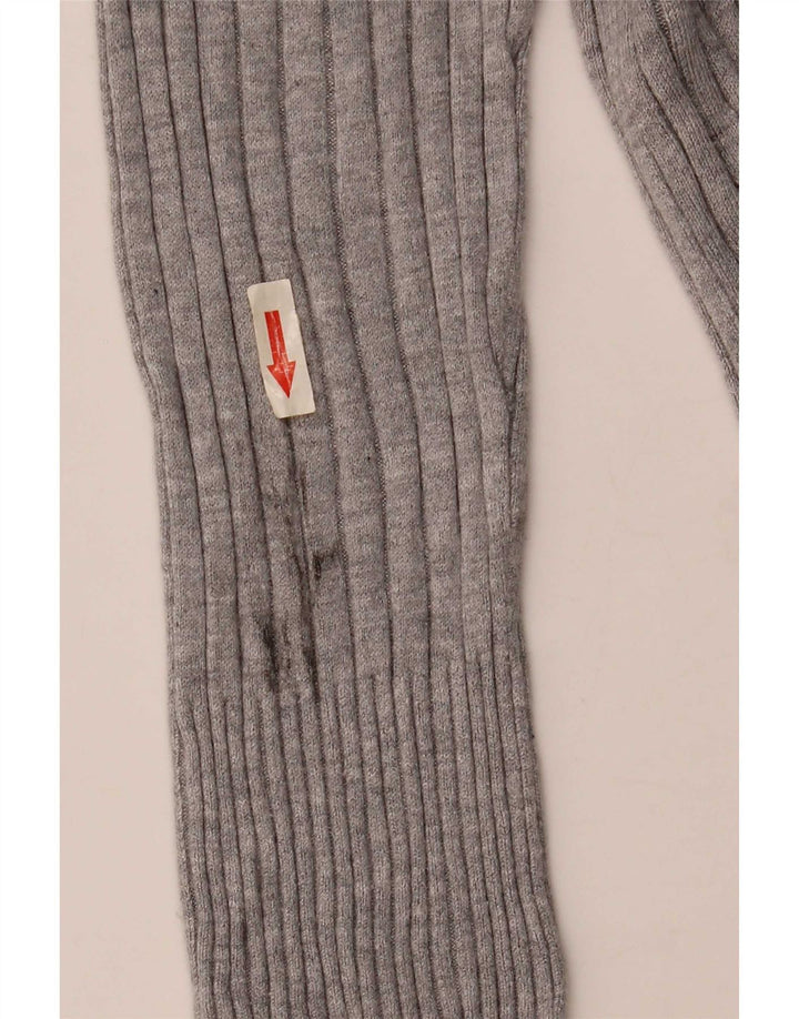 Marks & Spencer Damen Longline Open Cardigan Pullover UK 14 Mittelgrau