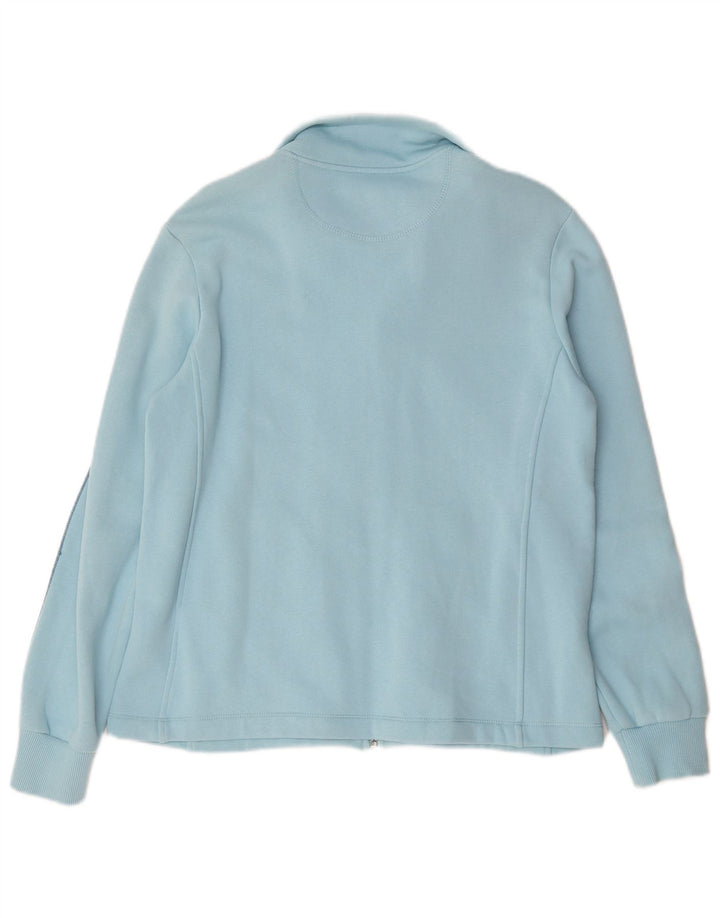 Lotto Damen-Trainingsanzug, Top-Jacke, UK 16, Größe L, blaue Baumwolle