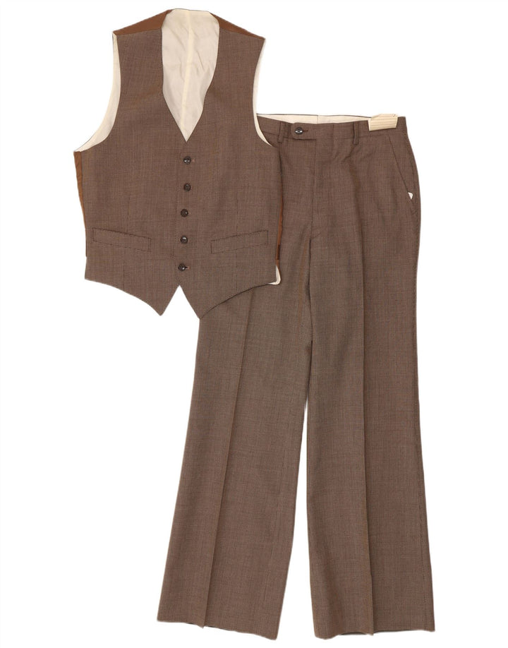 Vintage Herren 2-teiliges Set IT 48 Medium B28 L32 Braun
