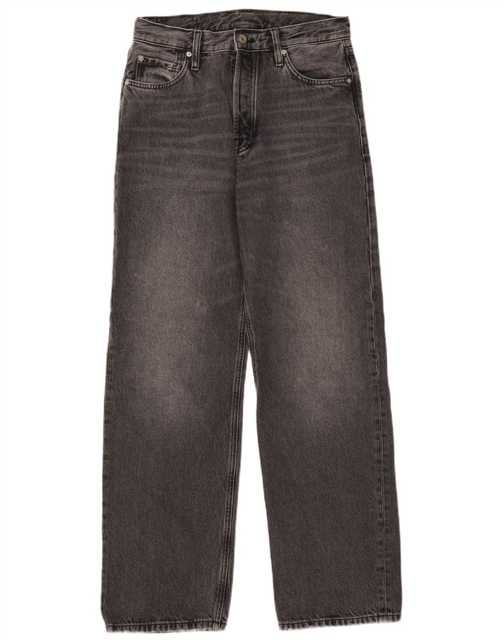 Massimo Dutti Damen Loose Jeans EU 38 Small W28 L30 Graue Baumwolle