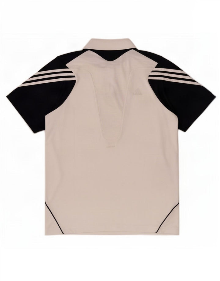 Adidas Herren Clima 365 Poloshirt Mittelweißes Colourblock-Polyester