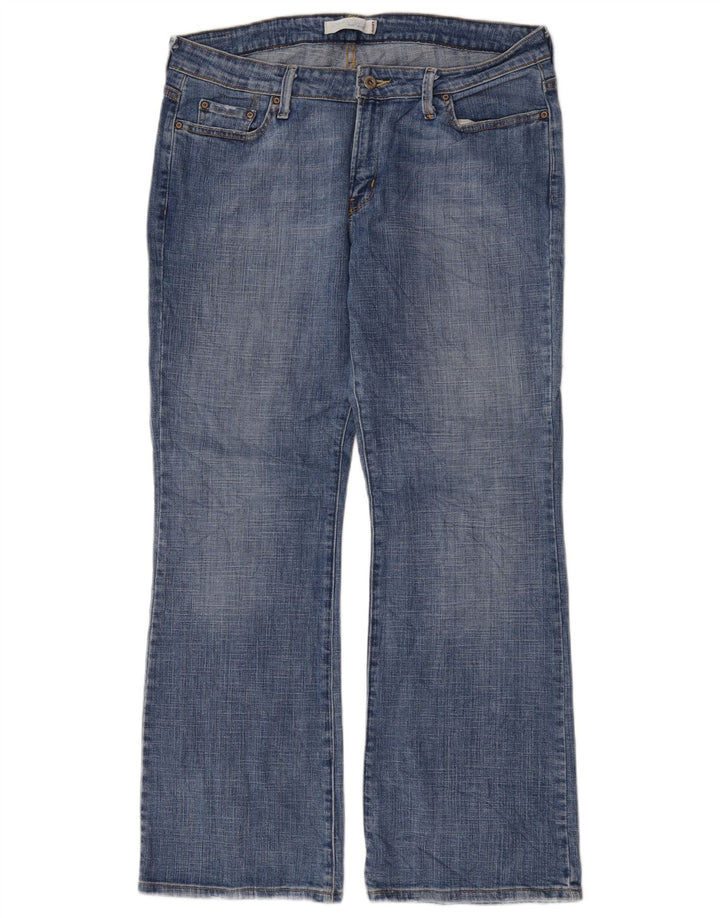 Levi's Damen 545 Low Bootcut Jeans US 14 XL W36 L31 Blaue Baumwolle