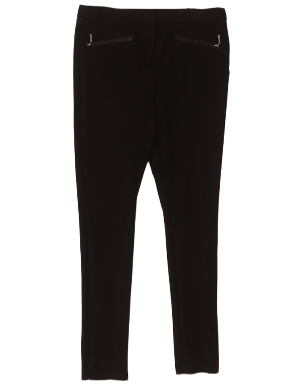 Marks & Spencer Damen Autograph Freizeithose UK 10 Small W30 L30 Schwarz