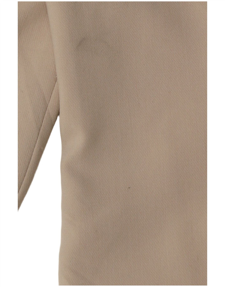 Zweireihiger Blazer für Damen von ZARA, Gr. 10, Größe S, Beige, Polyester