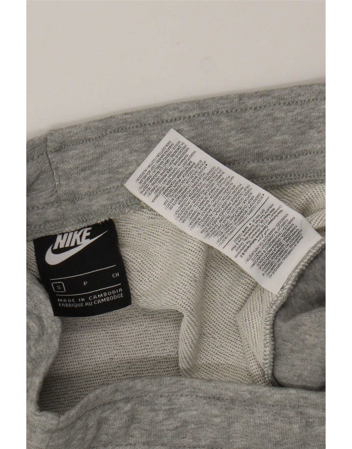Nike Damen Sportshorts UK 10 Small Graue Baumwolle