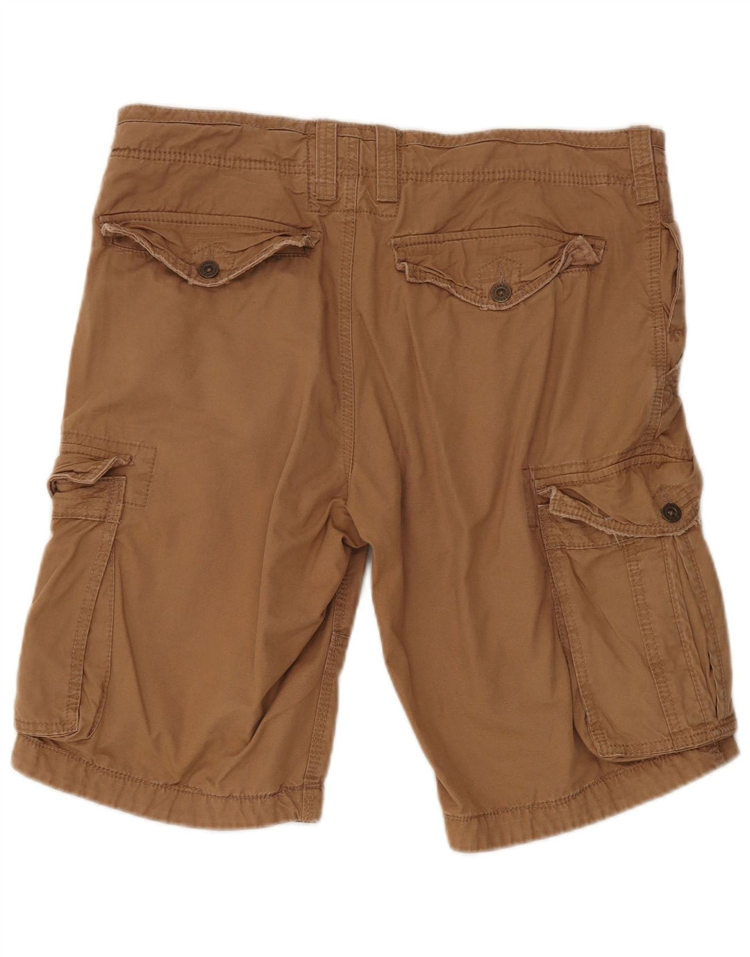 Fat Face Herren-Cargo-Shorts W34, große braune Baumwolle