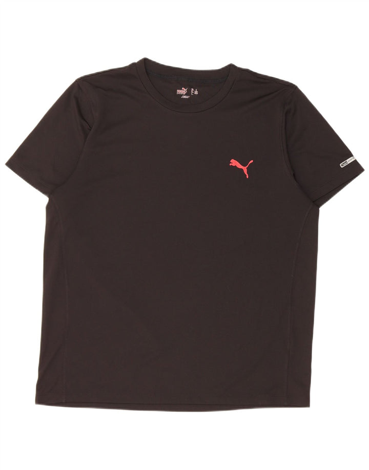 Puma Herren Grafik T-Shirt Top Medium Schwarz