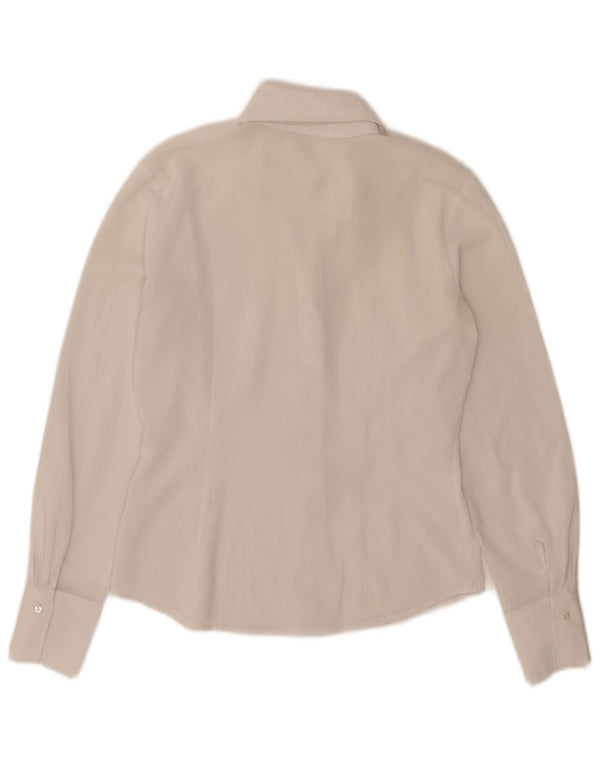 Naracamicie Damen Hemd UK 12 Medium Weiß