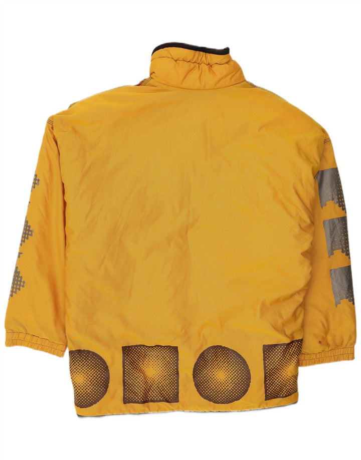 Tokka Tribe Herren Pullover Windjacke UK 38 Mittelgelb Geometrisch