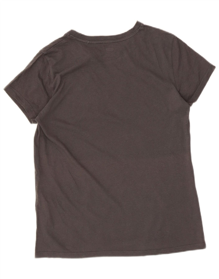 Levi's Damen Grafik-T-Shirt-Oberteil UK 6 XS Grau