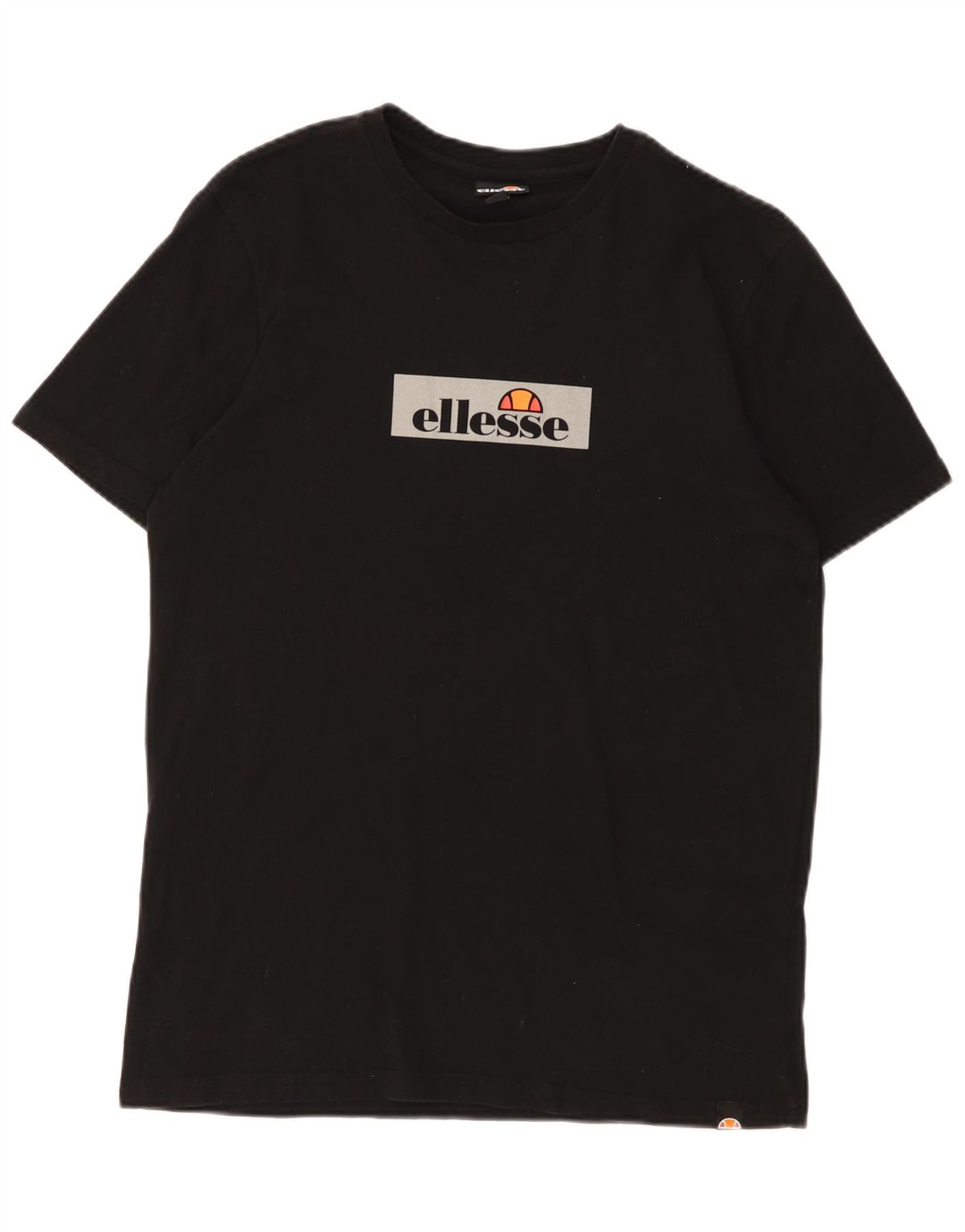 Ellesse Herren Grafik T-Shirt Top Medium Schwarz