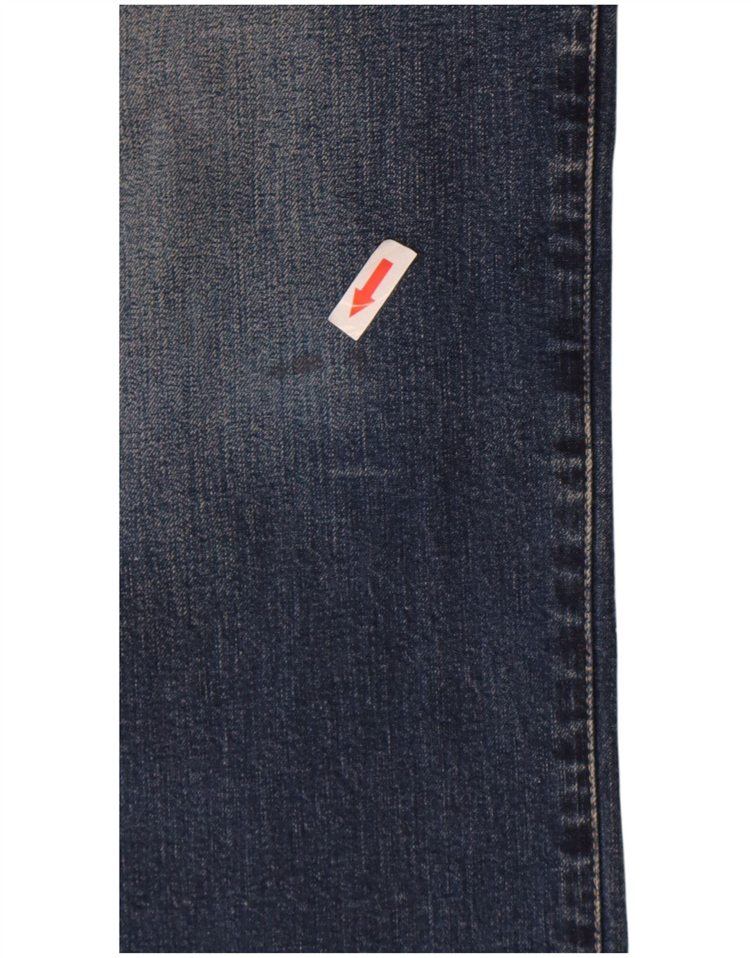 Armani Damen Straight Jeans W29 L29 Blaue Baumwolle