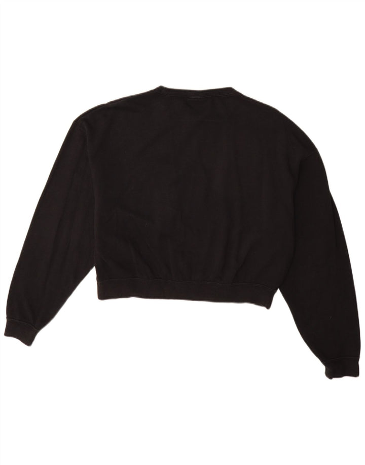 NIKE Damen-Sweatshirt mit übergroßem Grafikmotiv, Gr. 10, Größe S, Schwarz