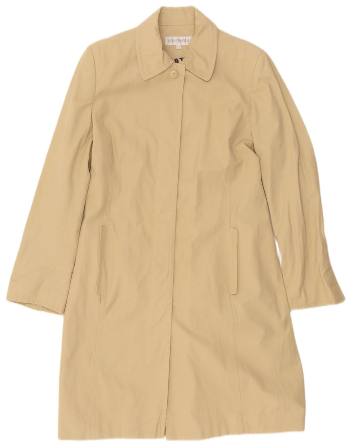 Quin And Donnelly Damen Trenchcoat UK 14 Mittelbeige Baumwolle