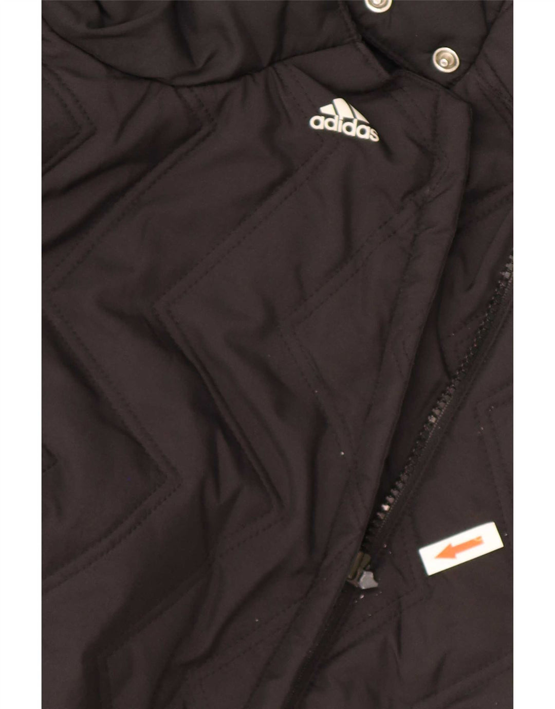 Adidas Damen Steppweste UK 20 2XL Schwarz Polyester