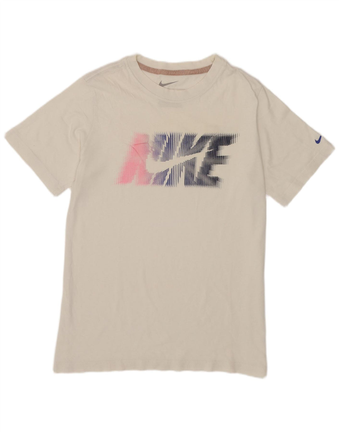 Nike Jungen T-Shirt mit Grafik, 12–13 Jahre, Größe L, Weiß
